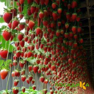 Клубника ампельная Анастасия купить по цене от 370р. в интернет-магазине «Посадика» с доставкой почтой в в Прокопьевске и по всей России – [изображение №1].